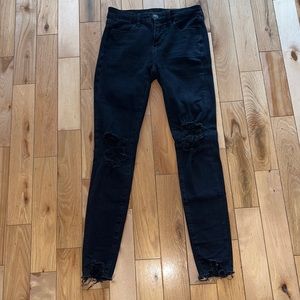 American eagle black hi rise jeggings